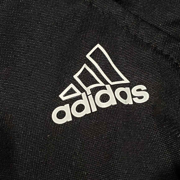 Adidas ClimaLite Black & White Straight Leg Athletic Track Workout Pants Size S - Picture 6 of 15